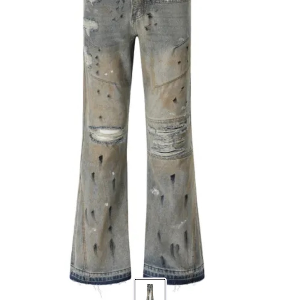 Men’s graffiti jeans
